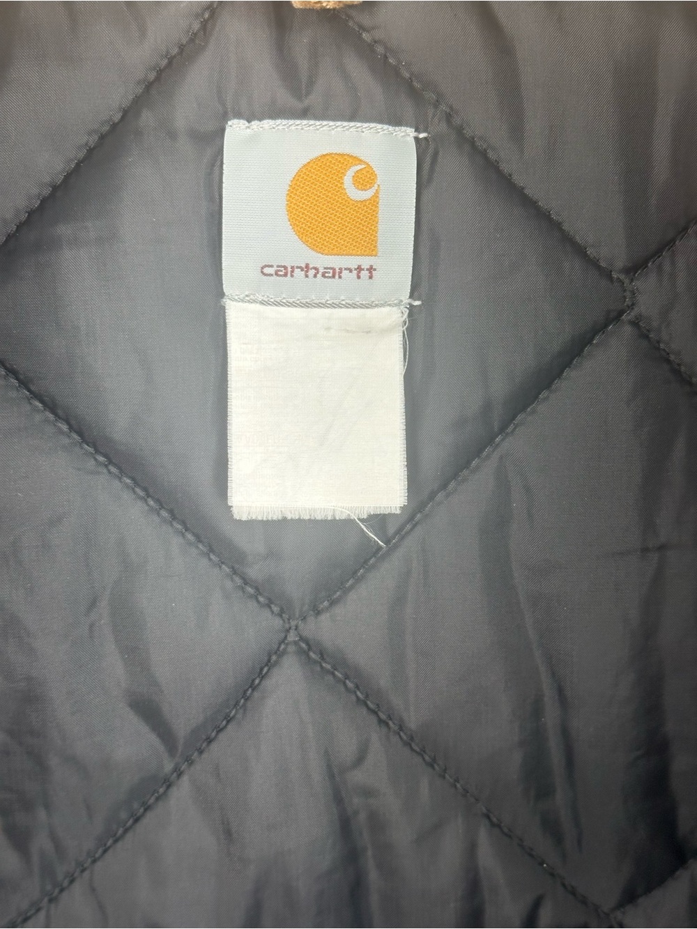 Carhartt Vest Men XL Reg Brown Cotton Duck Canvas Quilted Outdoor Hunting Spring - Picture 5 of 9
